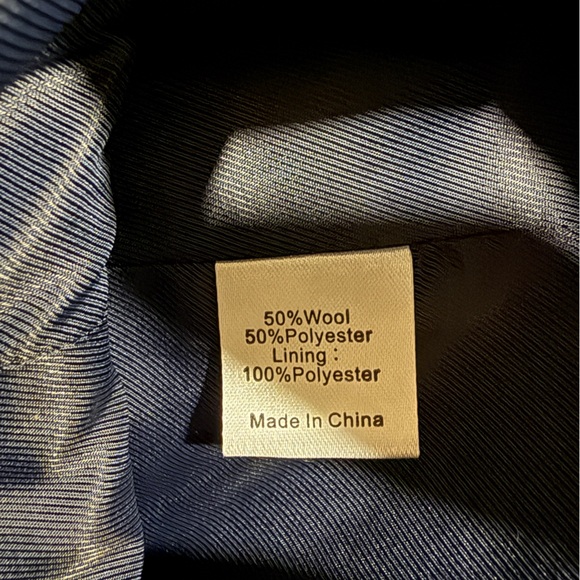 NWT Tuckernuck Navy Kensington Blazer Coat, Size Medium - Picture 4 of 5